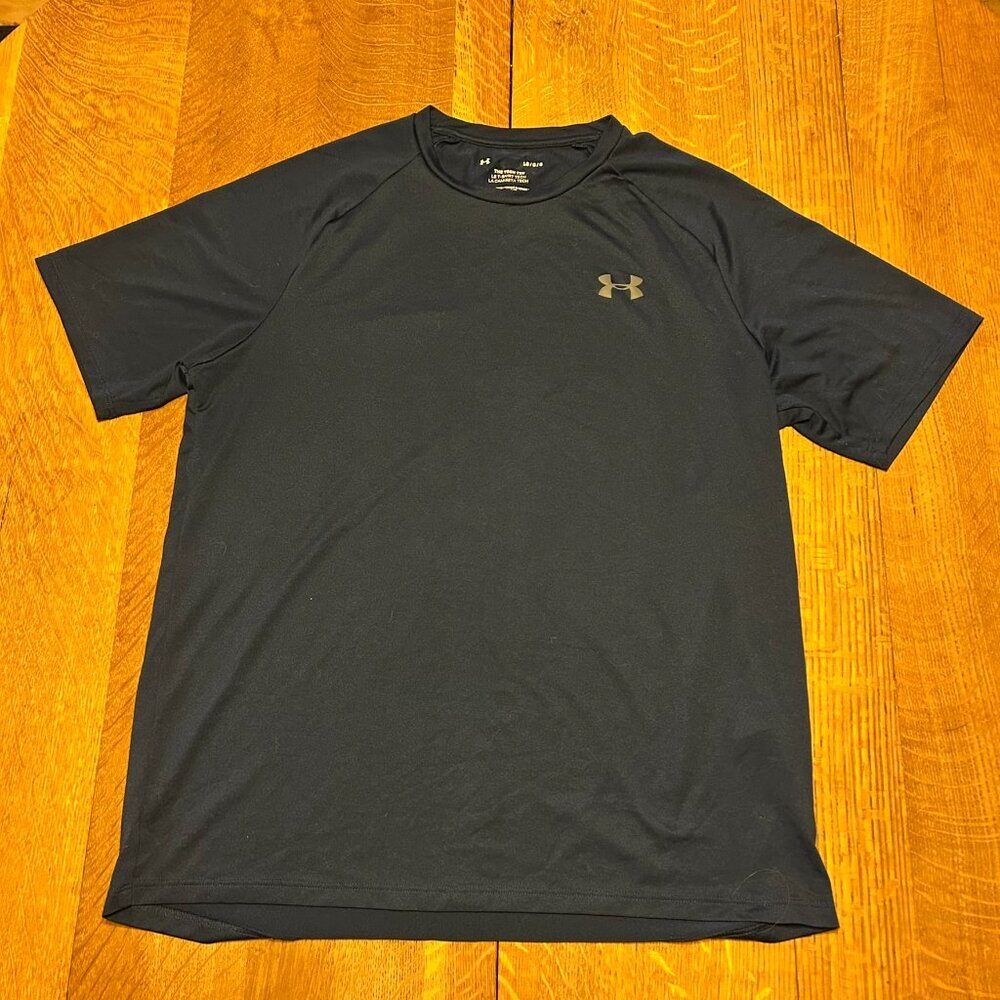 Navy Blue Athletic Under Armour Shirt